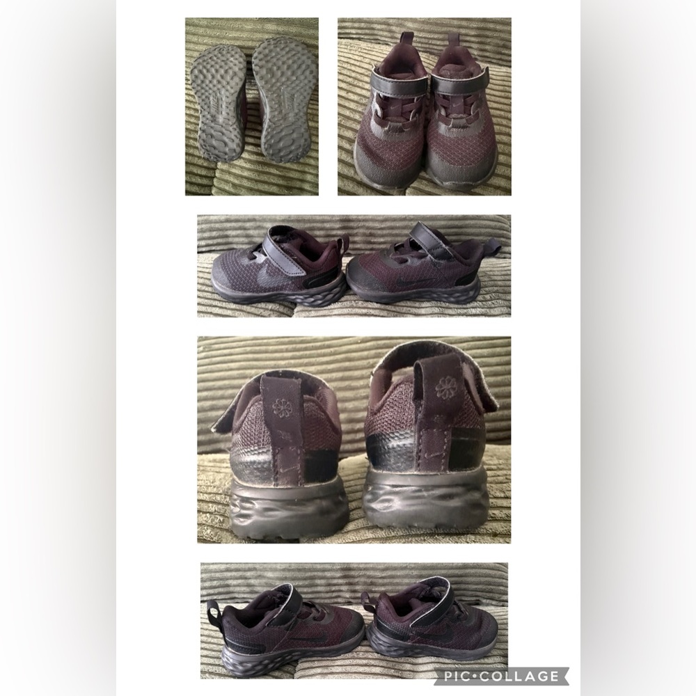 Nike Revolution Baby Toddler Sneakers Black Dark Smoke 5C